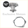 Silver metal water pump with gasket for toyota hilux 28l diesel ln86 ln106 ln107 ln111 models