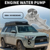 Silver metallic engine water pump with gasket and screw kit for toyota 4runner 2.4l 1985-1995 with multiple mounts