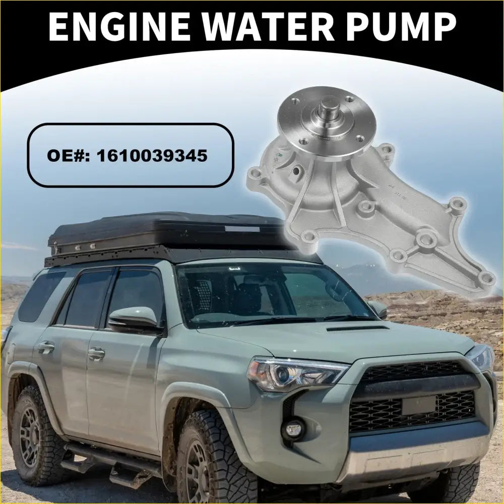 Water Pump with Gasket & Screw Kit for Toyota 4Runner 2.4L (1985-1995) - Cooling