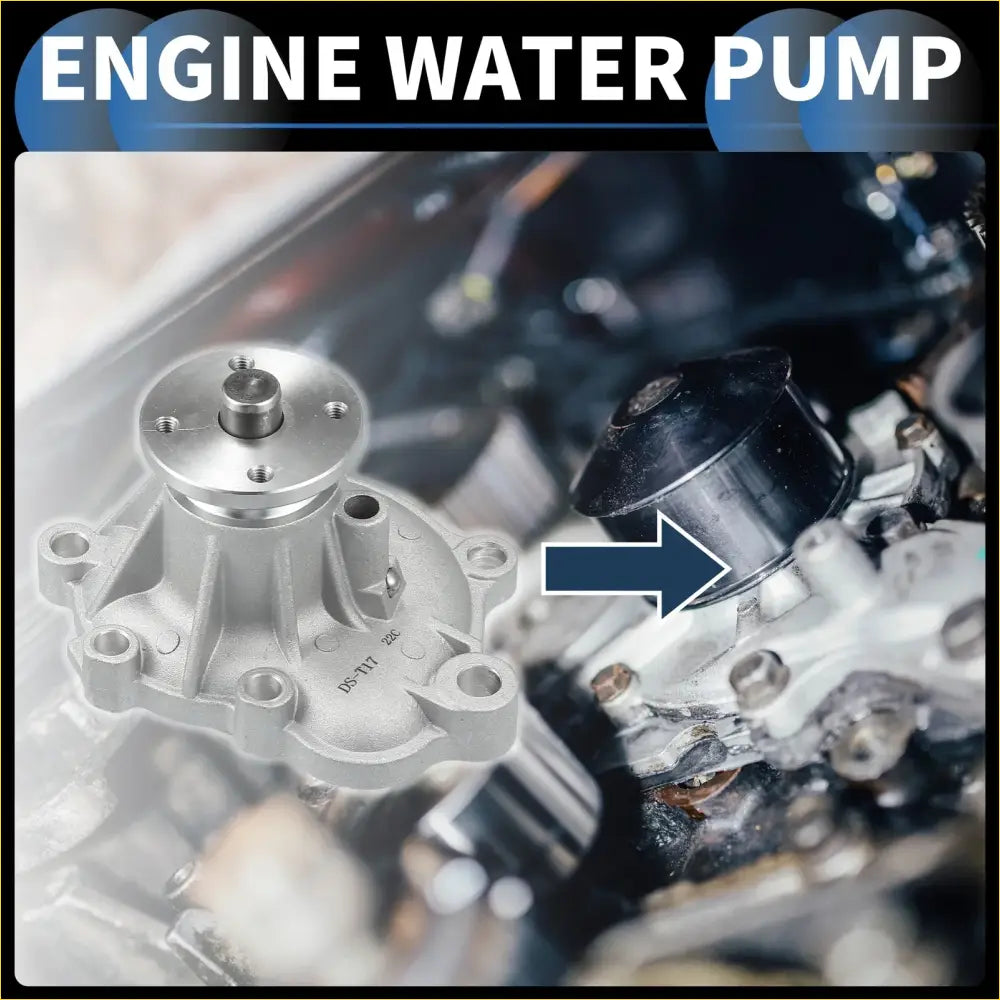 Water Pump with Gasket & Screws Kit for Toyota Van (1984-1989) - Cooling