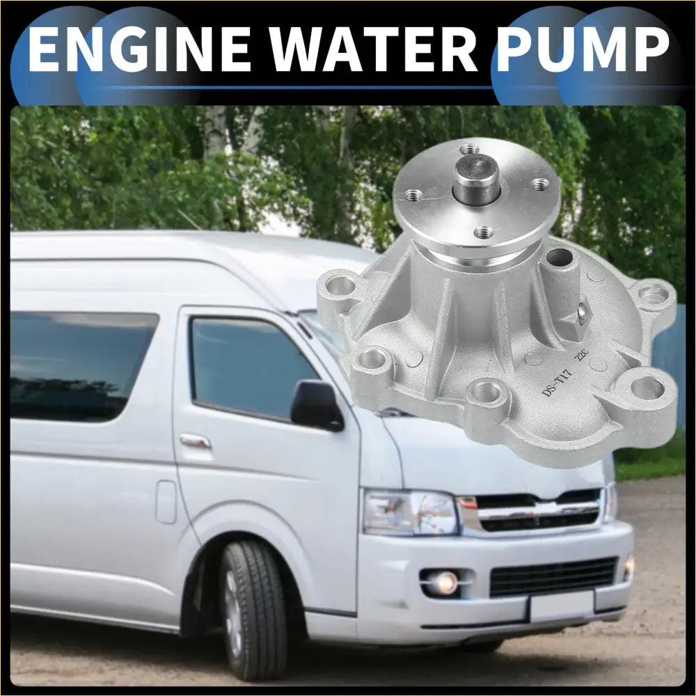 Water Pump with Gasket & Screws Kit for Toyota Van (1984-1989) - Cooling