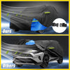Waterproof black and blue car cover with reflective yellow stripes made of 210d oxford cloth for toyota rav4