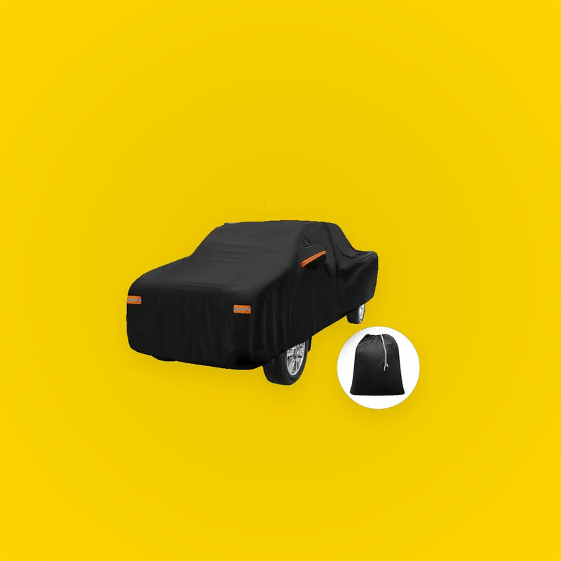 Waterproof Car Cover with Driver Door Zipper for Toyota Tacoma
