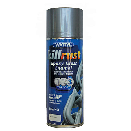Wattyl Killrust Gloss Black Paint 300G 115202.53