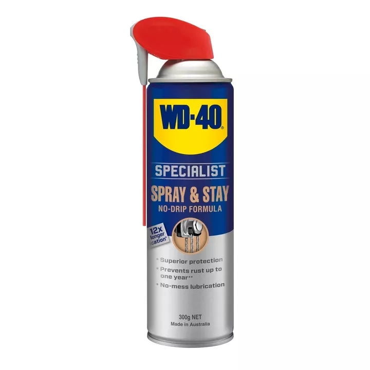 WD-40 Specialist Spray & Stay Gel Lubricant Aerosol Spray