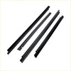 Black rubber weatherstrip door glass outer seal strips for toyota hilux ln145 ln146 ln166 ln191 1997-2005