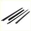 Black rubber weatherstrip seal strips for toyota hilux ln147 ln167 door glass 1997-2005 back side view