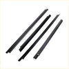 Black rubber windshield wiper blades for toyota hilux ln147 ln167 door glass weatherstrip 1997-2005