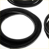 Black rubber weatherstrip seals set with smooth glossy finish for Isuzu Faster Rodeo Bedford cars