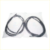 Black rubber weatherstrip seal set for Nissan Datsun Sunny B110 KB110 coupe packaged in clear plastic bags