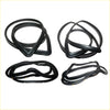 Black rubber window seal strips for automotive use weatherstrip set for toyota hilux n80 rn90 yn106 ln108 1988-1997