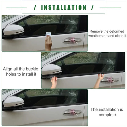 Weatherstrip Window Trim Seal Belt for Toyota - 1 Set - Engine