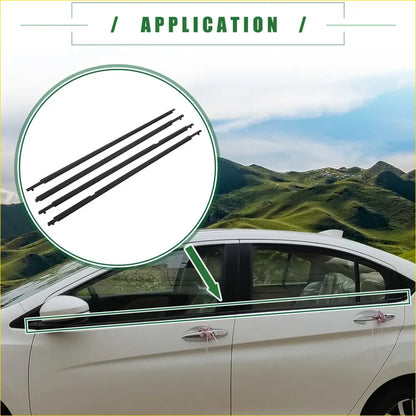 Weatherstrip Window Trim Seal Belt for Toyota - 1 Set - Engine