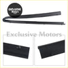 Black rubber weatherstrip seal for ford f250 f350 f450 vehicle window frame 1999-2016 shown from back side