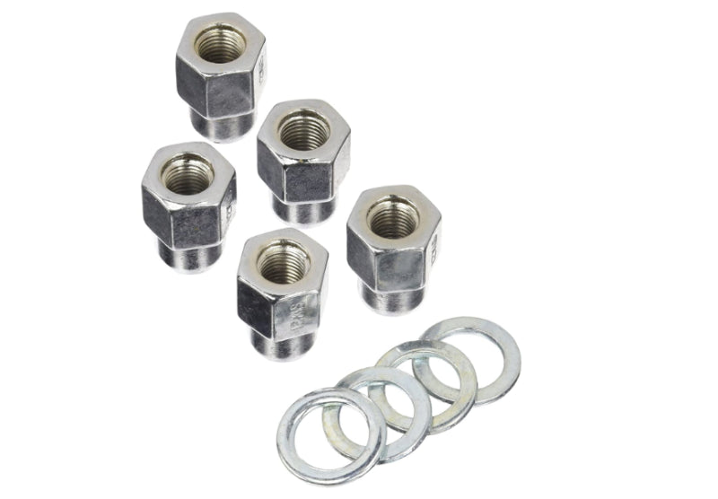 Weld Open End Lug Nuts w/Centered Washers 1/2in. RH - 5pk