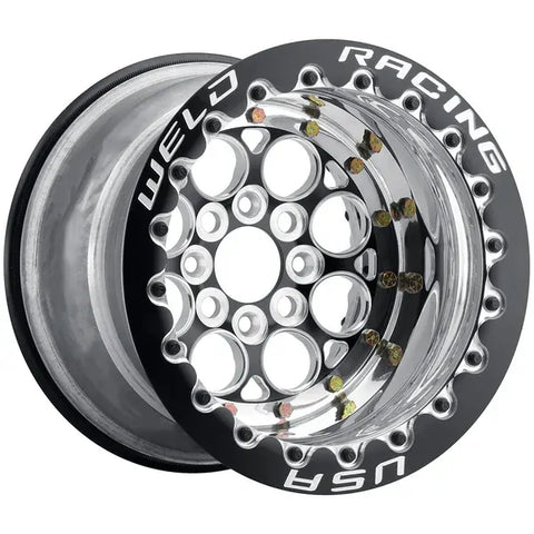 Weld Magnum Import 13x10 / 4x100mm BP / 5in. BS Black Wheel - Black Single Beadlock MT