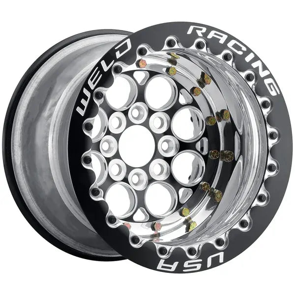 Weld Magnum Import 13x10 / 4x100mm BP / 5in. BS Black Wheel - Black Single Beadlock MT