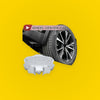 Wheel Center Caps for Toyota Tundra (2003-2006) - Silver Tone Plastic 1 x Pc