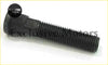 Black coated steel wheel lug bolt with hexagonal head and threaded shaft from wheel studs metric and imperial range