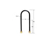 Whiteline KUB104 Vehicle Ubolts Roundtop 75mm ID 12mm Tred