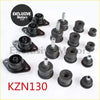 Black rubber engine mount bushings with metal inserts model kzn130 for whole car frame buffer on toyota hilux