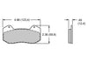 Wilwood Smart Pad BP-10 Brake Pad Set 150-10006K