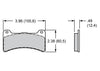 Wilwood Smart Pad BP-10 Brake Pad Set 150-11363K