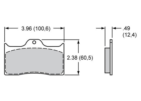 Wilwood Smart Pad BP-20 Brake Pad Set 150-9413K