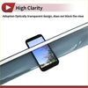 Transparent optically clear slim window deflector for toyota highlander 2014-2019 side window visor set