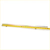 Yellow measuring tape with black numbers and metal ruler for window door glass rail support nissan datsun 620 ute