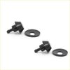 Black plastic windshield washer nozzle and wash pad assembly for nissan 720 navara sentra pathfinder datsun 1980-1995 back side