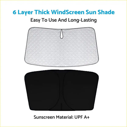 WindScreen Sun Shade Suitable For Ford Everest UA UB 2020-2024 6 - Windscreens