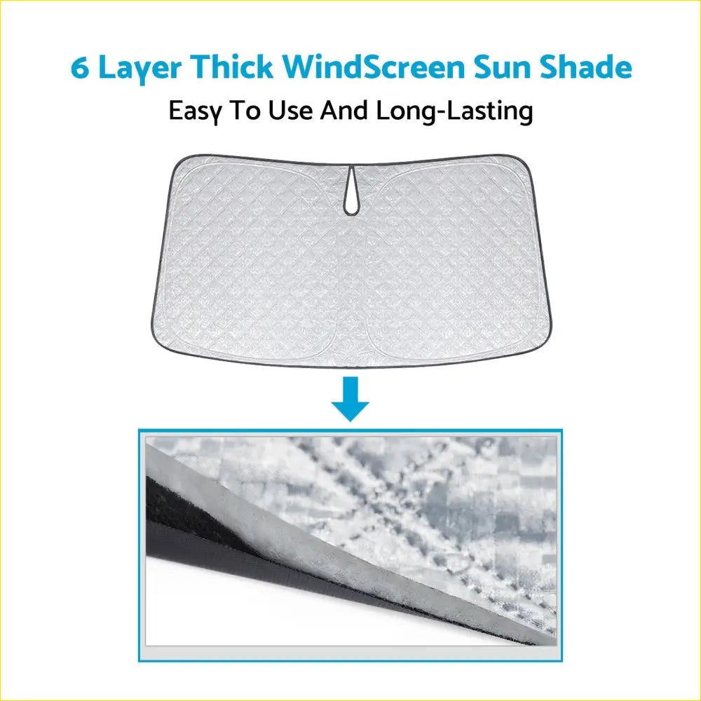 WindScreen Sun Shade Suitable For Ford Everest UA UB 2020-2024 6 - Windscreens