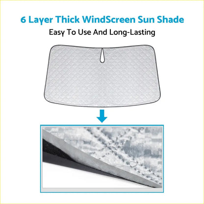 WindScreen Sun Shade Suitable For Ford Everest UA UB 2020-2024 6 - Windscreens
