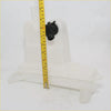 Transparent plastic windscreen washer bottle seal with black cap and mounting tabs for toyota hilux sr5 mk6