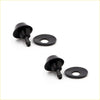 Black plastic windscreen washer jet nozzle with mounting washers for datsun nissan 620 720 521 1968-1985
