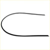 Black rubber weather stripping seal for windshield moulding upper center on nissan d21 navara pathfinder
