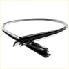 Black rubber windshield moulding upper center for nissan d21 navara pathfinder with smooth flexible profile and reinforced edges