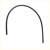 Black rubber windshield upper center moulding gasket for nissan sentra sunny b13 sedan with smooth curved profile