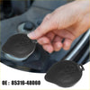 Black plastic windshield washer fluid reservoir cap for toyota venza 2009-2015 with small tab for easy removal