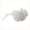 White plastic windshield washer coolant reservoir with integrated hose and brackets for mitsubishi triton l200 2005-2009