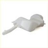 White plastic translucent windshield washer reservoir with molded contours for mitsubishi triton l200 strada 2005-2009