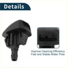 Windshield Washer Nozzle & Fluid Hose for Toyota (2010-2023)