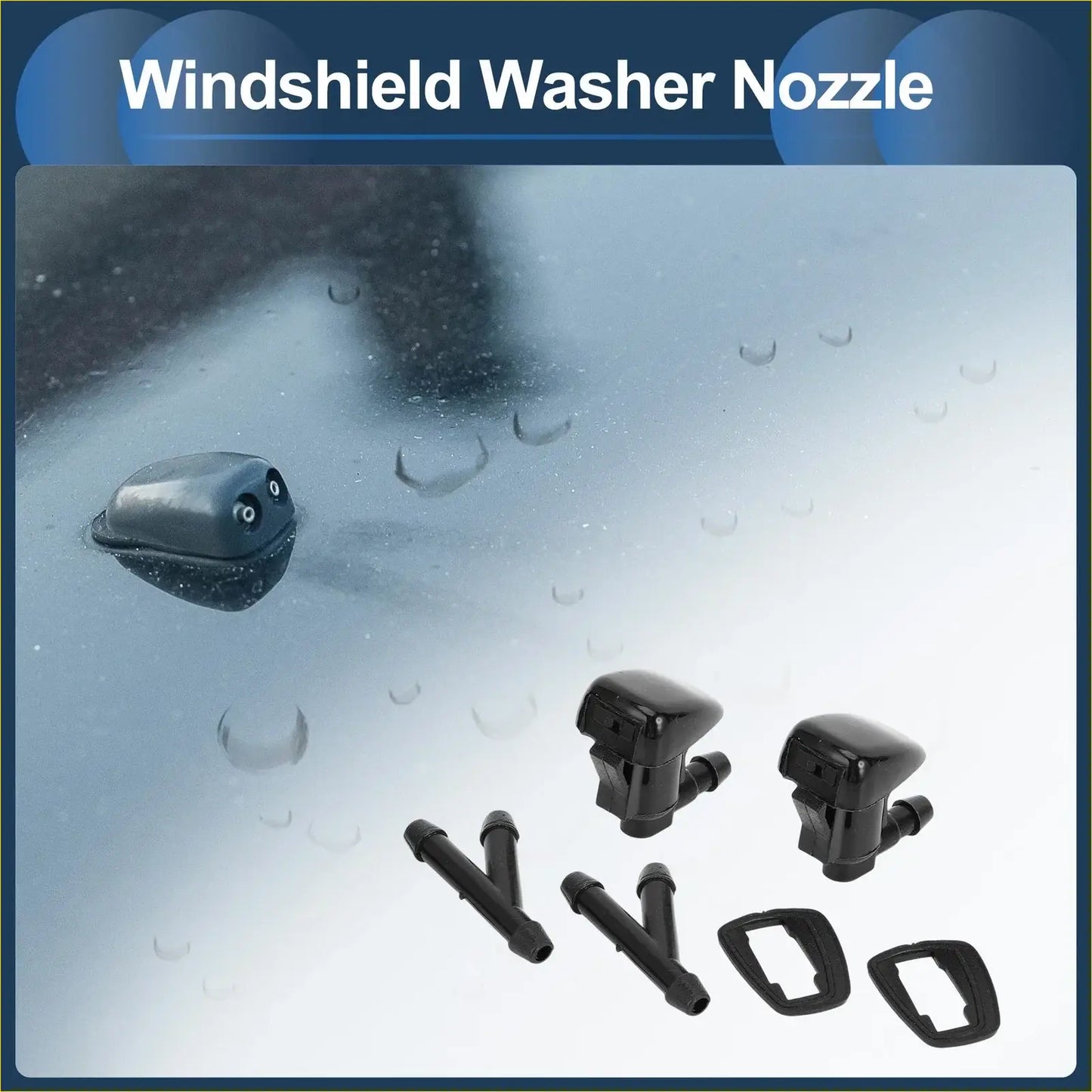 Windshield Washer Nozzle & Hose Connector for Toyota (2010-2015) - Windscreens