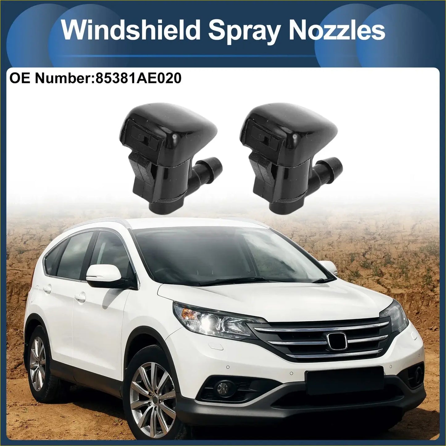 Windshield Washer Nozzle & Hose Connector for Toyota (2010-2015) - Windscreens