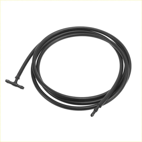 Black rubber windshield washer hose with t-shaped connector and two fittings for toyota solara 2004-2008 kit