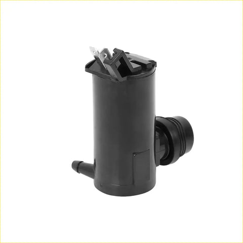 Black plastic windshield washer pump motor nozzle with cylindrical body and bracket for toyota 4runner suzuki 2000-2023
