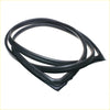 Black rubber windshield weatherstrip seal coiled for mitsubishi fuso canter standard cab fe444 window or door frame installation