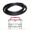 Black rubber gasket for rear window seal made of durable rubber for mitsubishi triton dodge ram 50 l200