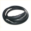 Black rubber windshield weatherstrip with wavy textured edge for mitsubishi triton dodge ram 50 l200